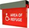 120V LED REFUGE SIGN-RED-SINGL