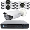 16 CH NVR & 16 x 5 Megapixel HD Bullet Camera With 1TB Hard Drive Pre-installed for Business Prof...