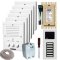 6 UNIT APT INTRCOM KIT/ WIRE