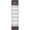 K1-26I Access Control Thinline 2x6 Keypad - Black