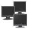 UML-151-90 BOSCH 15-INCH COLOR LCD MONITOR, 3D IMAGE, 500 TVL, 1024 X 768 RESOLUTION, VGA, CVBS, ...