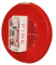 WHE-CH9024MCCFR CHIME STR,RND,CEIL,STD INT,RED